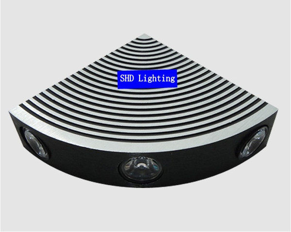 Fan Shaped 4W Wall Lights Modern Brief Fashion Lamp Background Light Decoration Lamps Led Lights 12V 24V 85-265V Optional Free Shipping