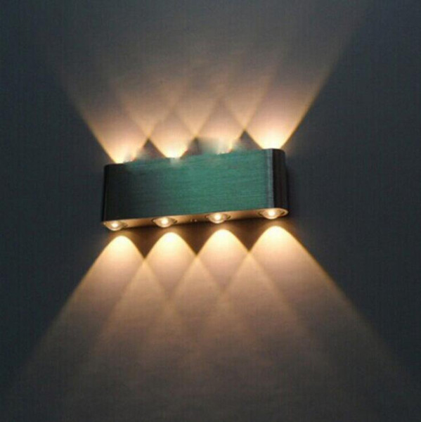 Modern LED Wall Lamp Sconce Outdoor Porch Light 6W 8W UP and Down Lighting AC85V-265V LED wall Light Warm White