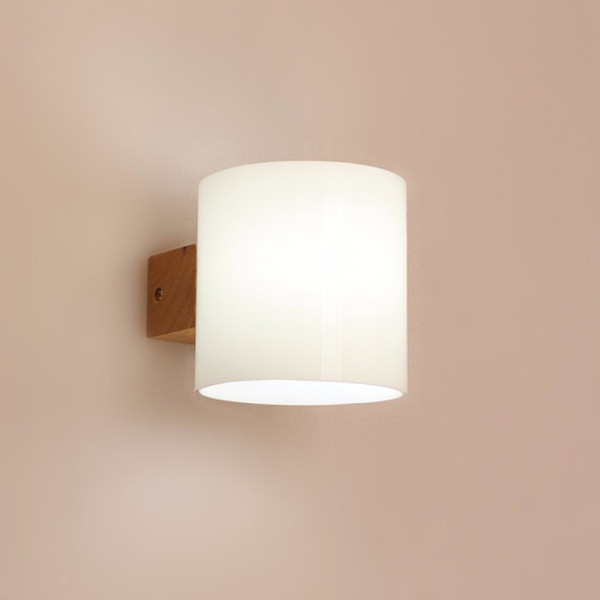 Simple Modern Solid Wood Wall Sconce LED Wall Lights For Home Bedroom Bedside Wall Lamp Indoor Lighting