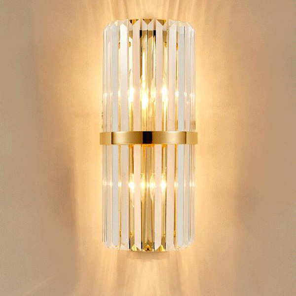 Modern Crystal Wall Lamp Luxury Wall Light Wall Lighting Crystall Sconce for Bedside Porch Hallway with E14 Socket