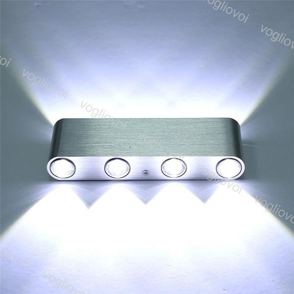 Aluminum LED Up Down Wall Light 8W AC85-265V Modern Cuboid Wall Lamp Indoor Decoration Home Lighting