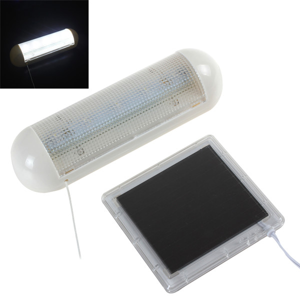 Sale! Indoor Solar Powered 5 Ultra Bright white LED Light Garage Wall Lamp Rechargeable Batteries LEG_735