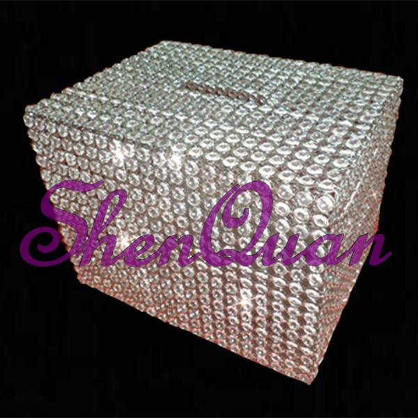 iron crystal wedding decorative favor box gift candy box for party supplies with ribbon from china suppliers