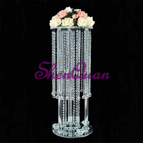 small order high quality wholesale acrylic flower arrangement stands,shanghai elegent new design table decorative cake stand