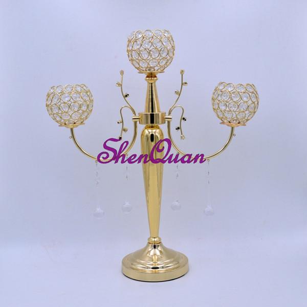 wholesale metal glass candelabra,standing candle holder for wedding decoration,high quality iron candlestick for sale