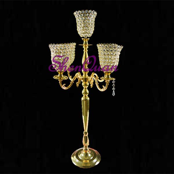 for wedding anniversary polyresin candle holder,european style glass candle holder stand,home decoration crystal candlestick