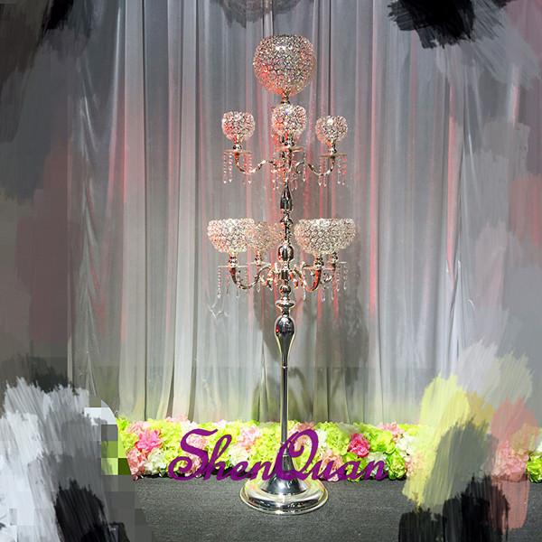 new fashion cheap crystal candle holder for wedding centerpieces,hot sale elegant beautiful crystal glass candle holders