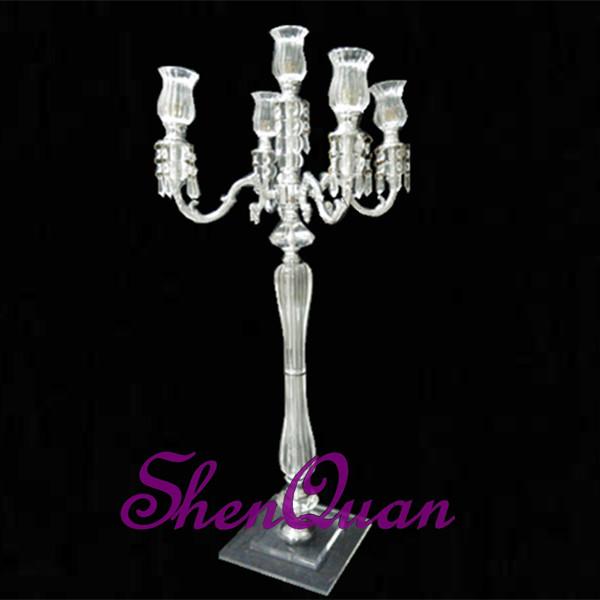 event crystal candle holders wedding table decorations,royal wedding decoration glass candle holder,antique candelabra for sale