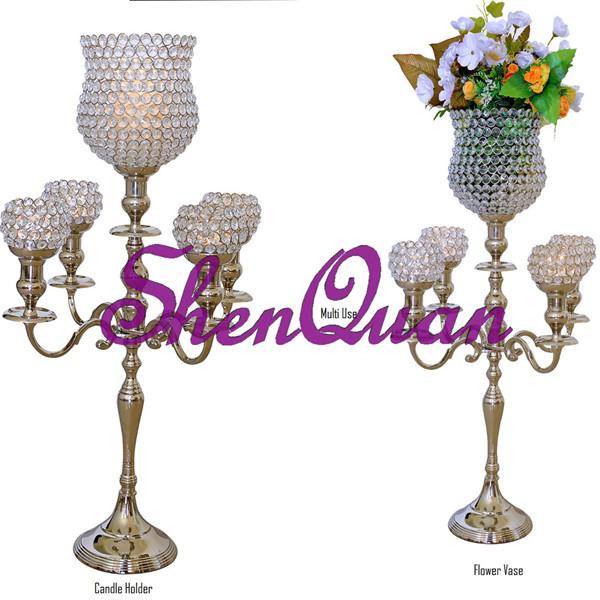 chamber stick metal glass crystal beautily home decoration candle holder,home decor crystal candelabra candle holder