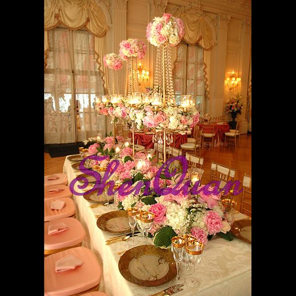 hanging crystals wedding centerpieces made in china,wedding table crystals decoration for sale,flower garlands for indian weddings