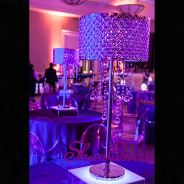 wholesale wedding centerpieces for decoration,hanging crystal beaded waterfall centerpieces for party décor crystal centerpieces promotion