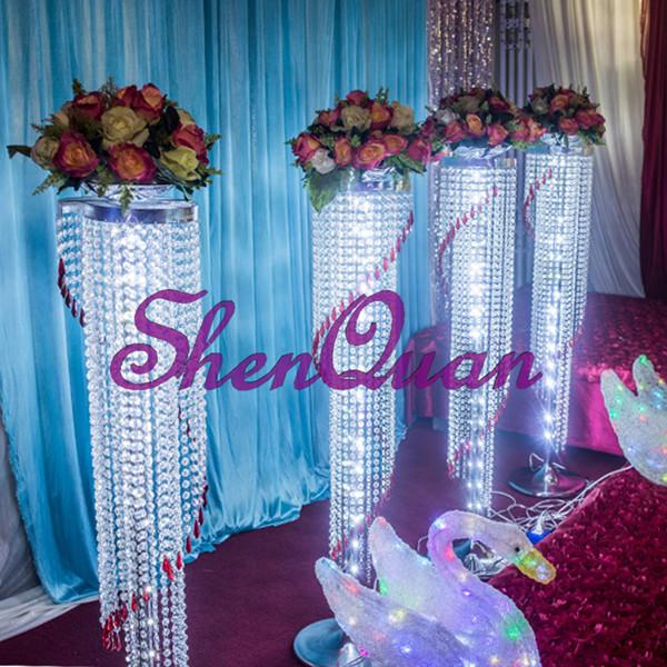 Wedding Occasion and Metal Product Name wedding decoration flower stand,wholesale artificial centerpiece/plants china supply