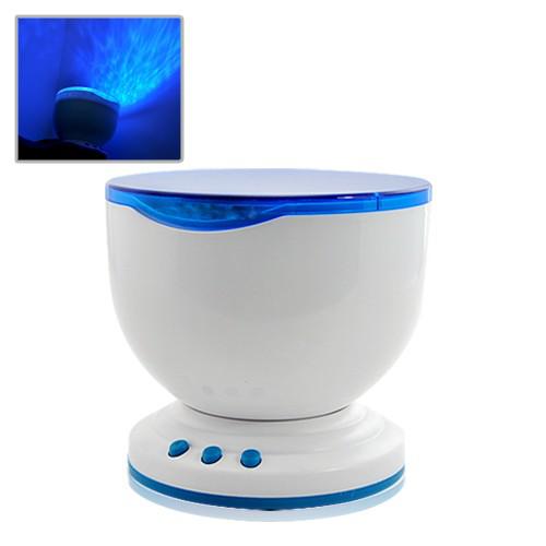 New STyle Ocean Sea Wave LED Projector MP3 Speaker USB Lamphigh quality 2pcs