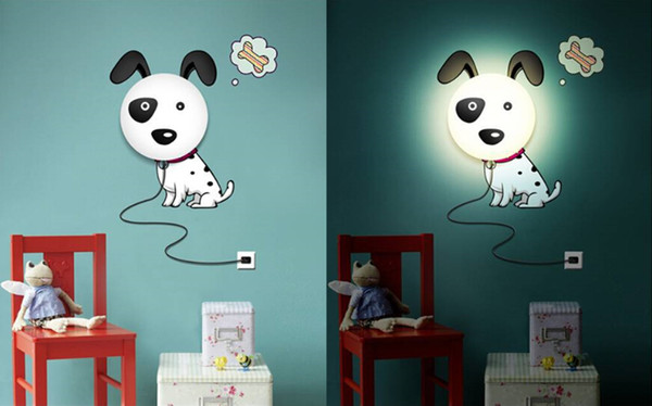 Wall hanging lamp, wall lamp fashion creative personality cartoon scene wallpaper lamp, suitable for the bedroom, study, children's room