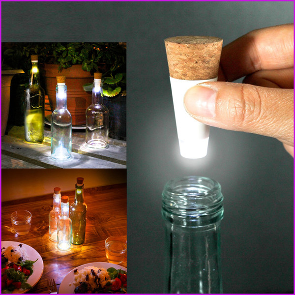 Fashion Design Romantic Cork Shaped Empty Bottle Light, Bright LED Rechargeable USB Lamp, Creative Bar Home Decoration