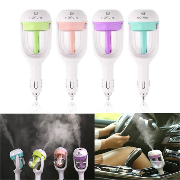 50ml Car Humidifier Aroma Diffuser essential oil Portable Car Air Mini Humidifier cool mist Purifier in car 12V