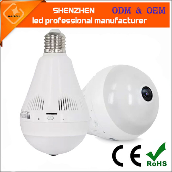 new arrival LED wireless network wifi APP intelligent control, ball bubble lamp, panoramic camera, monitoring bulb