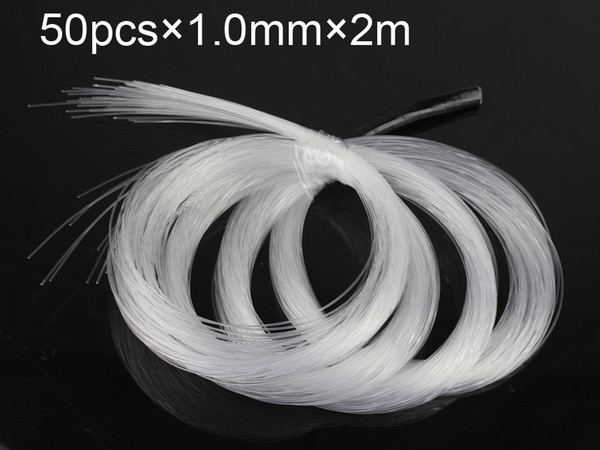 1.0mm X50pcs X 2MetersPMMA plastic optical fiber cable for all kind led light engine driver