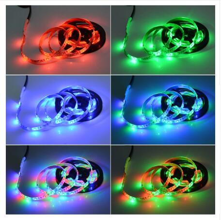 RGB Light For Kicthen Lamp 1M 2M 3M 4M 5M Waterproof Led Lights for Cupboard Wardrobe Cabinet Decoration Night Lamp LED Diode