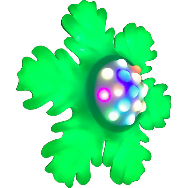 E27 Color Changing Lamp Christmas Lights Interior Wall Background Light Bulb Green Leaf Ring Balcony Aisle Ceiling Light Five Get One Free