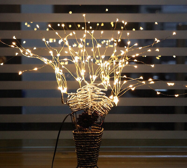 120L USB Hot Sell Christmas Light Fireworks Light Shining Decoration Desktop Ornament Wedding Office With Distance Control