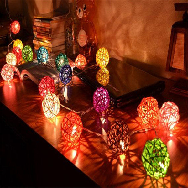 Led Heart Lights Heart String Lights New wedding table centrepiece decoration battery 10 white rattan heart lights Holiday Christmas lights