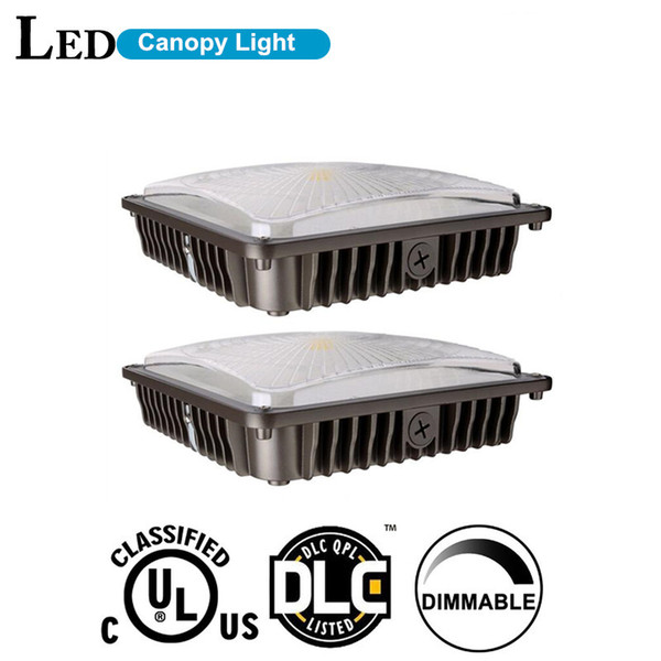 High Bay Lighting For Warehouse Workshop Hall Lobby Lighting IP65 Waterproof 40W 60W 80W Led Canopy Lights UL DLC