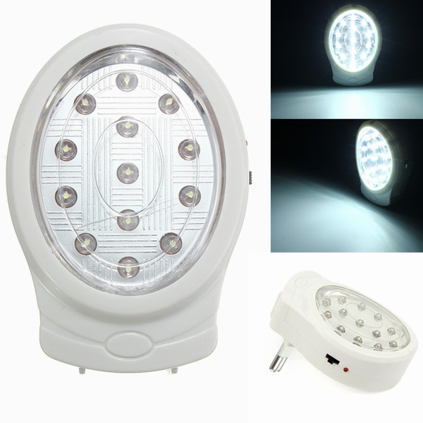 Rechargeable Home led Wall Emergency Light Power Failure Lamp Bulb US Plug 110-240 V E00195 ONET