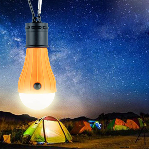 USB Rechargeable Battery Powered Portable Hanging Tent lamp Bulb Light for Camping Hiking Fishing Emergency Light Mountaineering activities