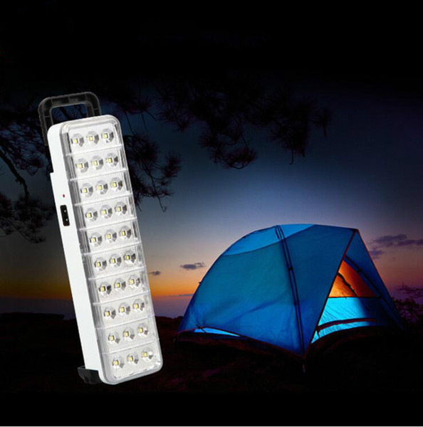 LED Emergency light flashlight mini 30 LED 2 Mode Rechargeable Emergency Light Lamp for Home camp outdoor