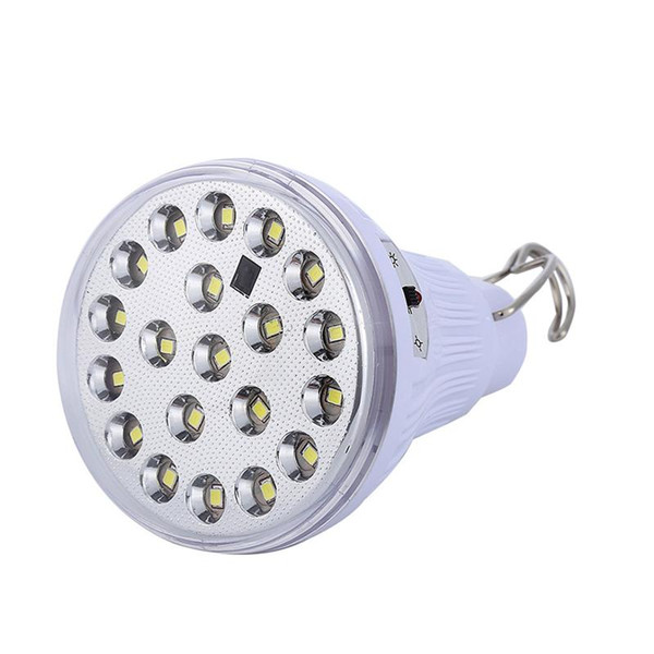 Solar Powered Led Light Bulb Portable Lamp Spotlight with Remote Control for Outdoor Hiking Camping Tent Fishing Lighting