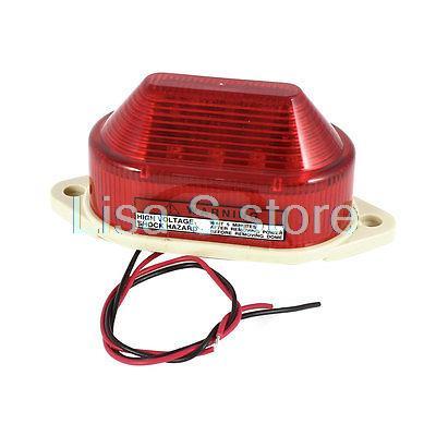 Industrial DC 12V LED Flash Strobe Light Emergency Warning Lamp Red LTE-5051