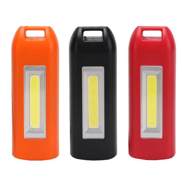 3 Mode USB Rechargeable Mini Work Light COB LED Lamp Keychain Light Emergency Bulb for Reading Camping WWO66