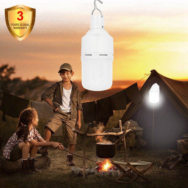 5 Way Rechargeable Emergency LED Bulb Multi-Function Backup Power Outage Outdoor USB Camping Tent Emergency Light