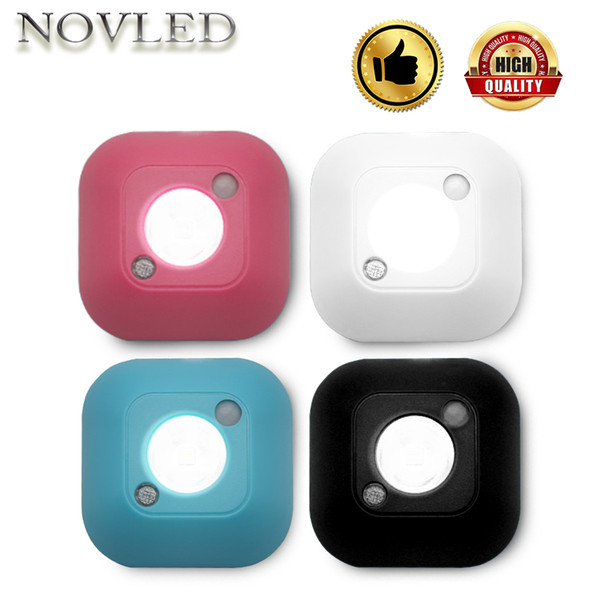 LED Wireless Infrared Motion Sensor Night Light Wall Emergency Wardrobe Cabinet Night Lamp Atmosphere Mini Ceiling Lights