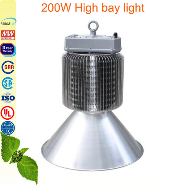 100w 150w 200w high bay light workshop warehouse Exhibition hall led lighting Fin heat dissipation Meanwell driver UL SAA CE bridgelux45mil