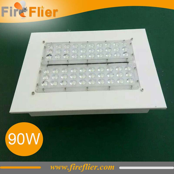 FREE SHIPPING 6pcs 150W 120W embedded canopy led light 100w recessed lighting retrofit 90w 200W luminaire flood lamp ac85-265v