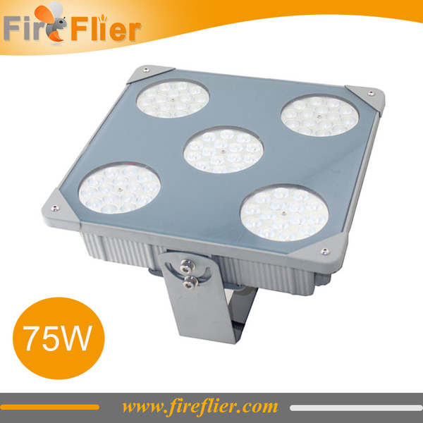 FREE SHIPPING 4pcs Gas station led canopy light 80W AC100-277V Parking lot Lamp 60w 120w LED Canopy Retrofit Light Gas station floodlight