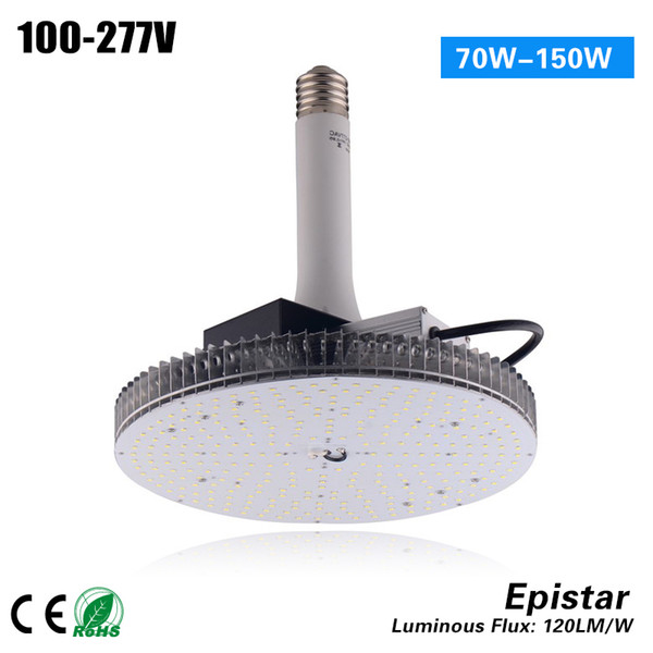 LED High bay light 80W 100W 120W 150W 100-277VAC 18000 LM Indoor Locations E39 E40 LED Retrofit Lamps LED High Bay Light