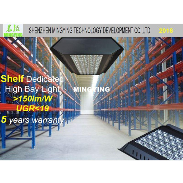 2016 new 100W LED bay light industrial warehouse light shelf light 15000 lm 90-305 vac warranty for 5 years