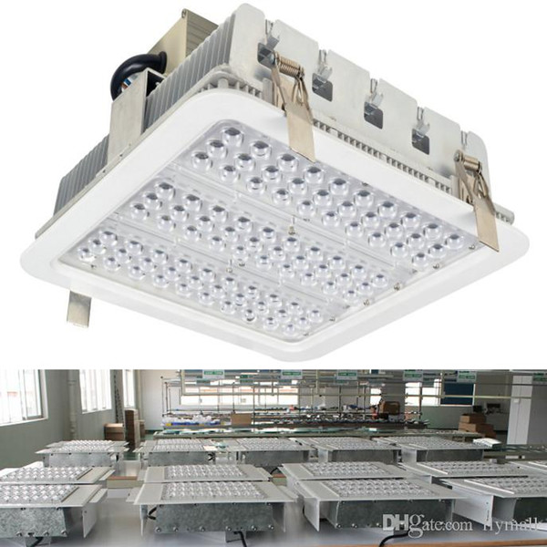 Explosion Proof Canopy Light Finned Radiator 100W 150W 180W LED High Bay Light for GAS Station Light Warehouse Lamp Recessed Ceiling Light