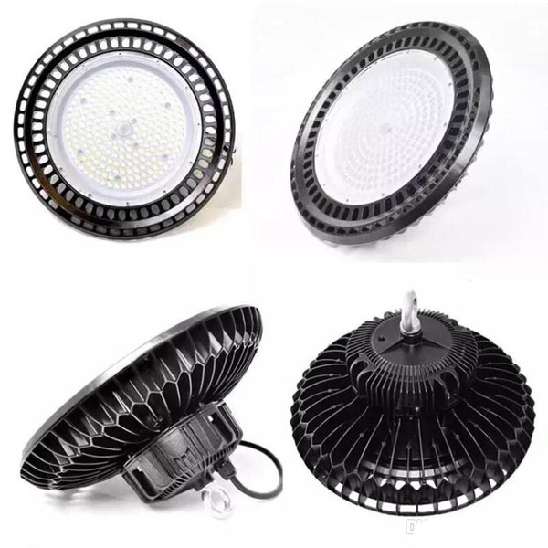 CREE Chip+Meanwell driver 100W 150W 200W UFO LED High bay light 120lm/W super bright warehouse exhibition lighting Lamp 5 years Warranty