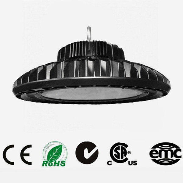 LED UFO Highbay Lights 240W 200W 150W 100W AC100-277V PF>0.95 120LM/W Industrial UL SAA Lamps Waterproof IP65 Direct from Shenzhen China