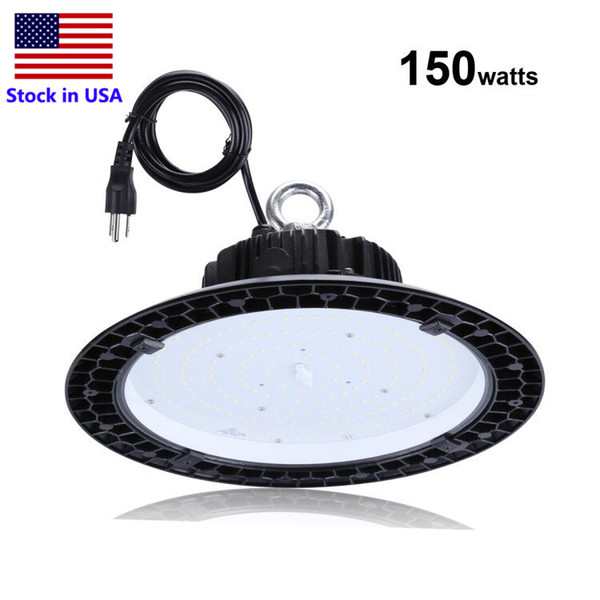 Ultra-thin 5000K UFO LED High Bay Light 200W 150W 100W LED Shop Lights Indoor Outdoor Light Factory Station Warehouse Lighting