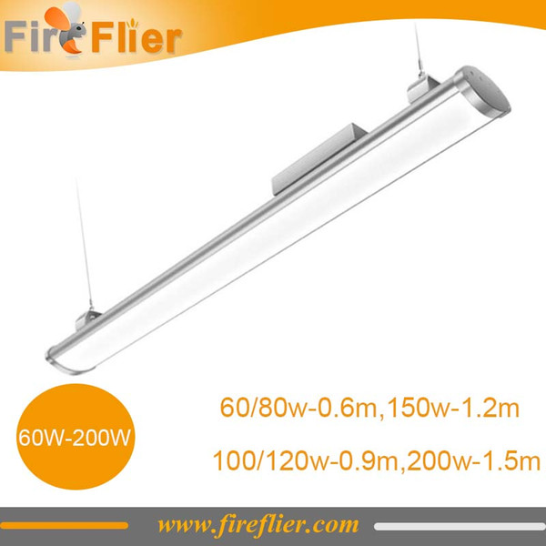 6pcs IP65 factory warehouse industrial 60W 80W 100W 120W 200W 150W led high bay light 250W LED tube 2ft 4ft 5ft waterproof