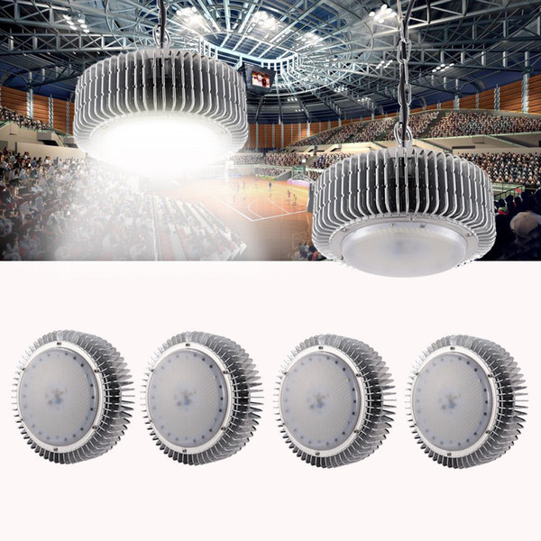 Fast Shipping LED High Bay Light Heat Sink 100W 200W Industrial Lighting Hang High Bay Light New Reflector Design