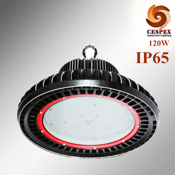 5 year warranty UFO die cast aluminum AC110v 220v 230v 240v 50/60hz 120lm/w ip65 120w led high bay light fixture