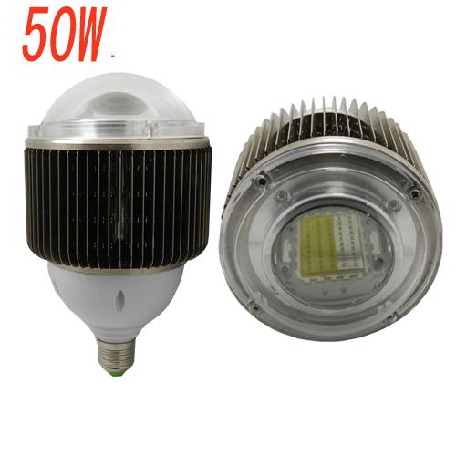 New product 5pcs/lot led high bay light 50w CE&Rohs&emc led high bay industrial light 85-265v e27 led bulb lamp canopy lights