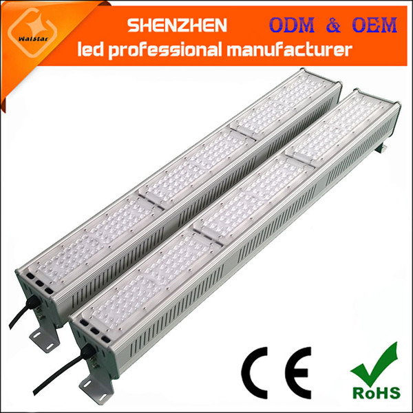 50w 100w 150w 200w 250w 300w 400w 500w IP66 waterproof led linear pendant 120lm/w low bay light led linear ligh5