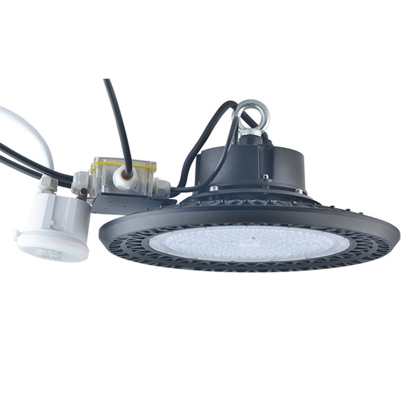 100W 150W 200W 240W UFO LED High Bay Light With Motion Sensor lampen industrieel luz taller workshop officina lampe garage led warehouse